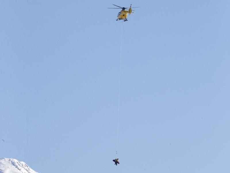 Klaus Brandner musste mit einem Rettungshubschrauber abtransportiert werden. Foto: Giovanni Auletta