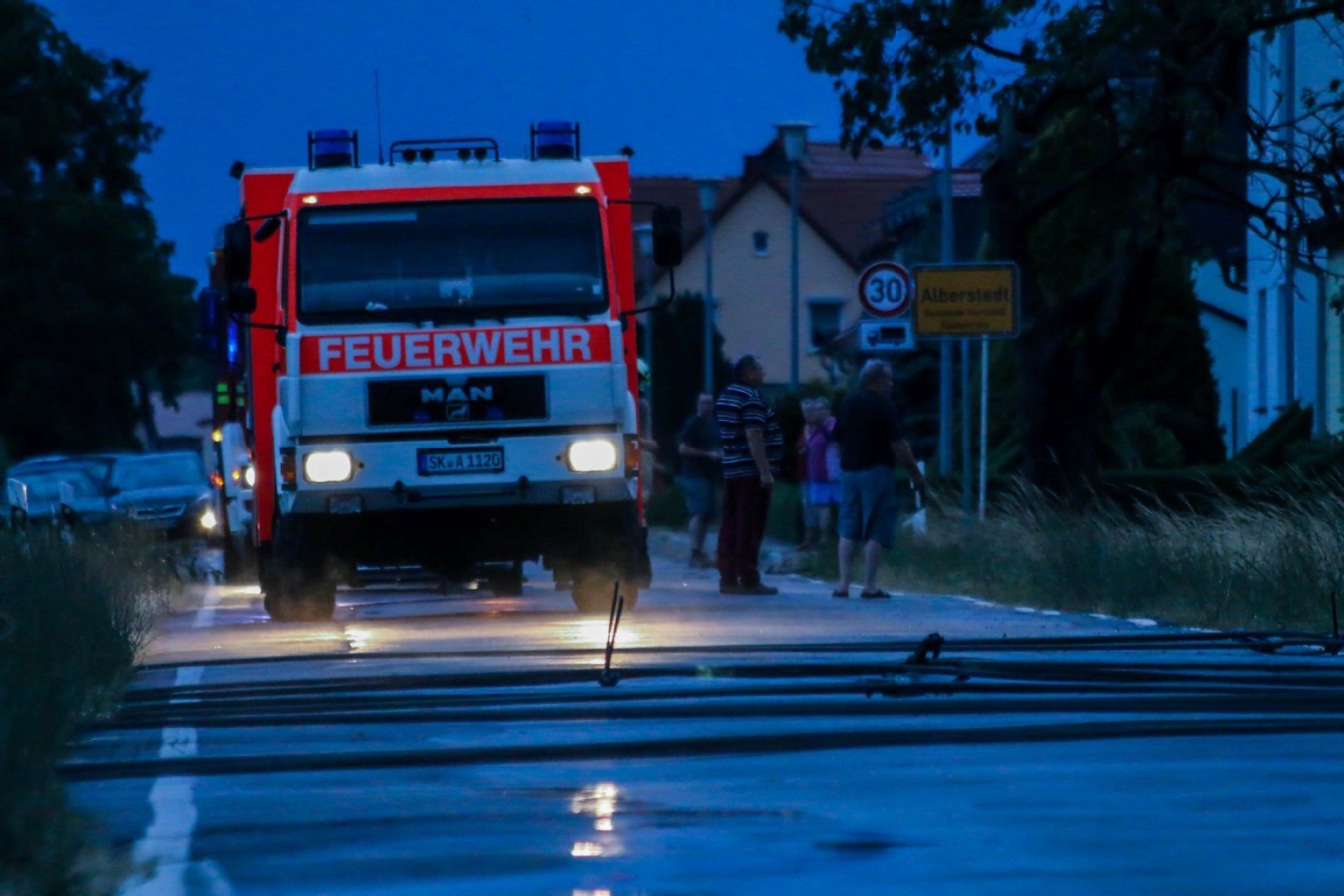 Einsatz in Alberstedt