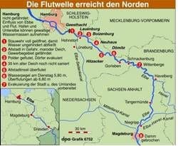 Gefährdete Orte im Norden Deutschlands