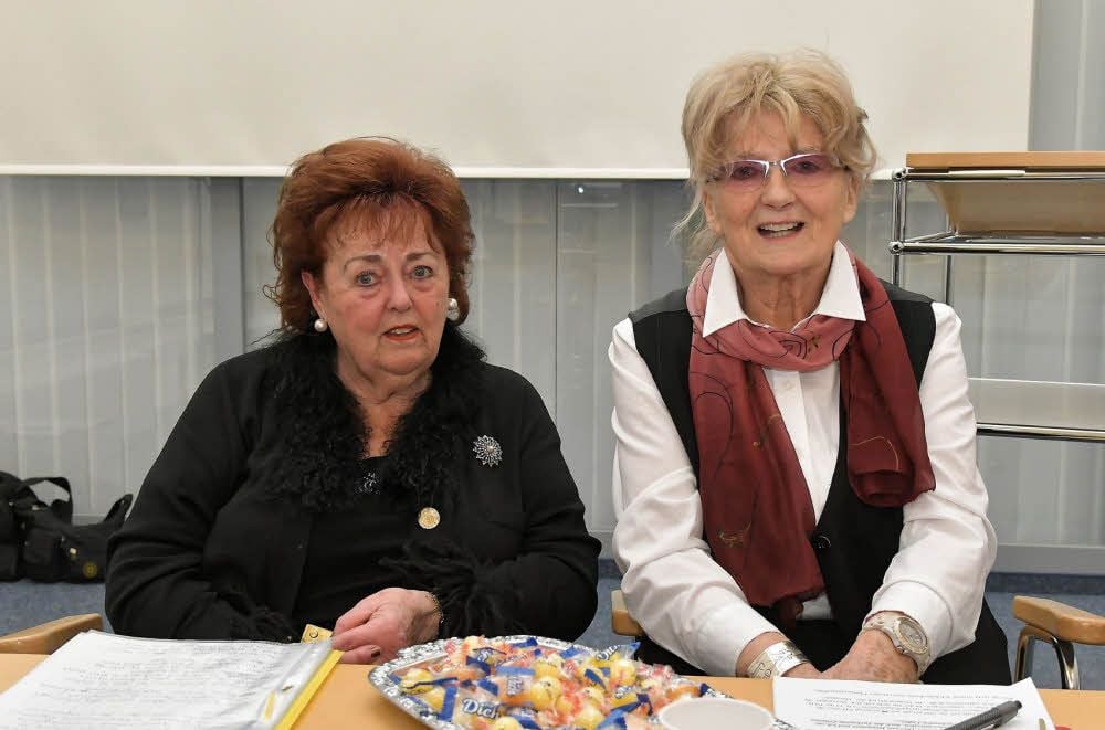 Hannelore Mildes (li.) und Marianne Jacobs-Dahlmann blicken gerne zurück.