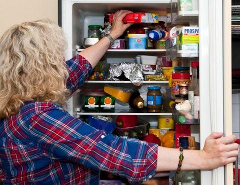 Lebensmittel im Kühlschrank
