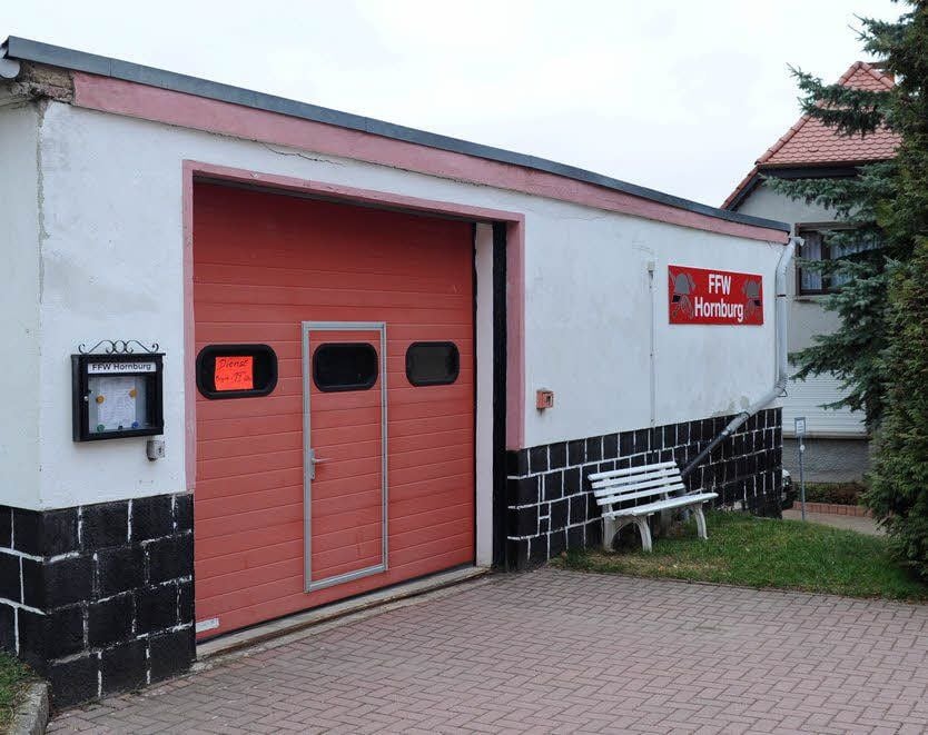Das Gerätehaus der Feuerwehr Hornburg.