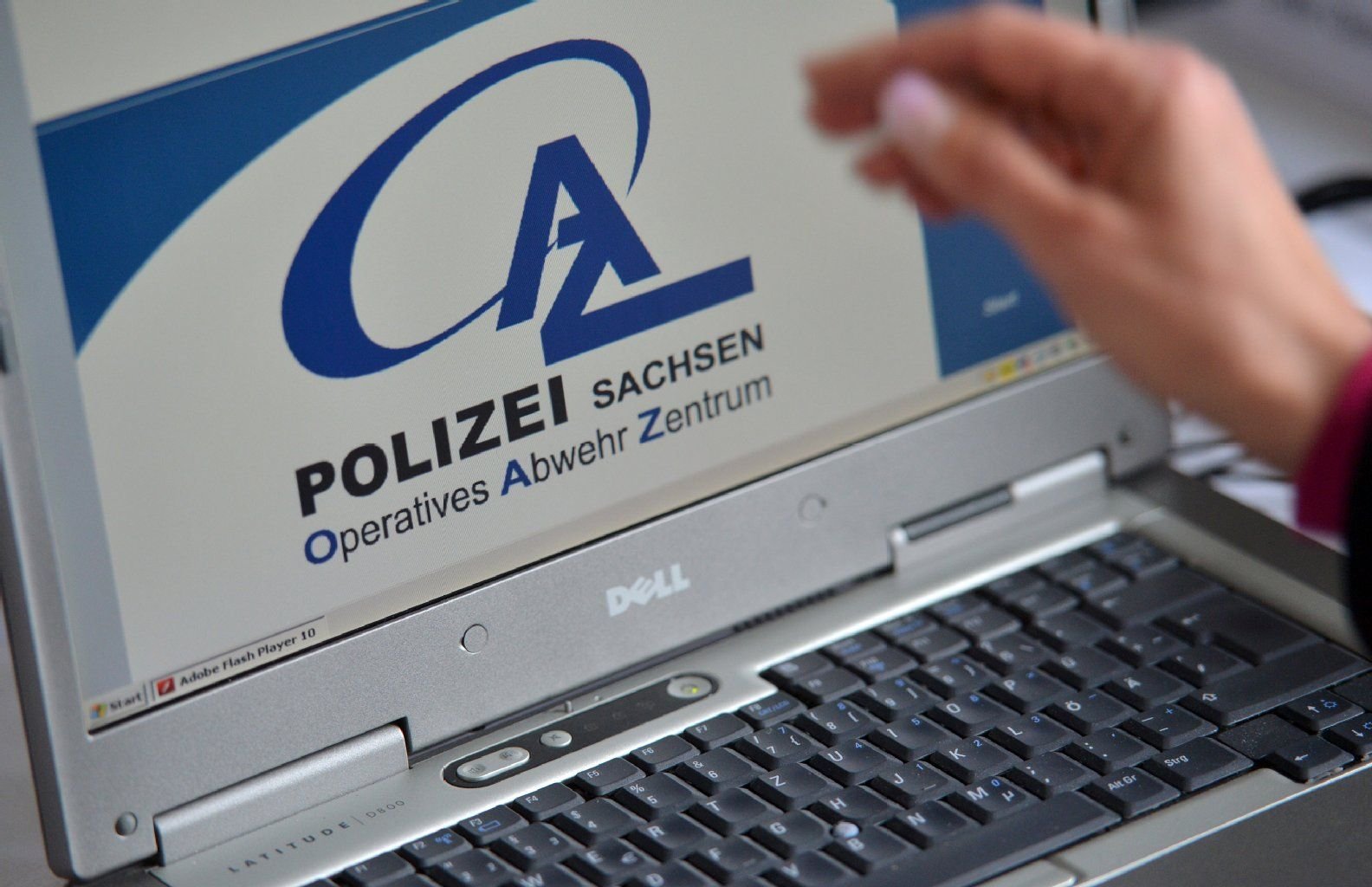 Das Logo des Operativen Abwehrzentrums (OAZ) zur Extremismusbekämpfung in Sachsen