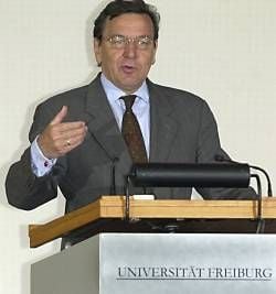 Gerhard Schröder in Freiburg