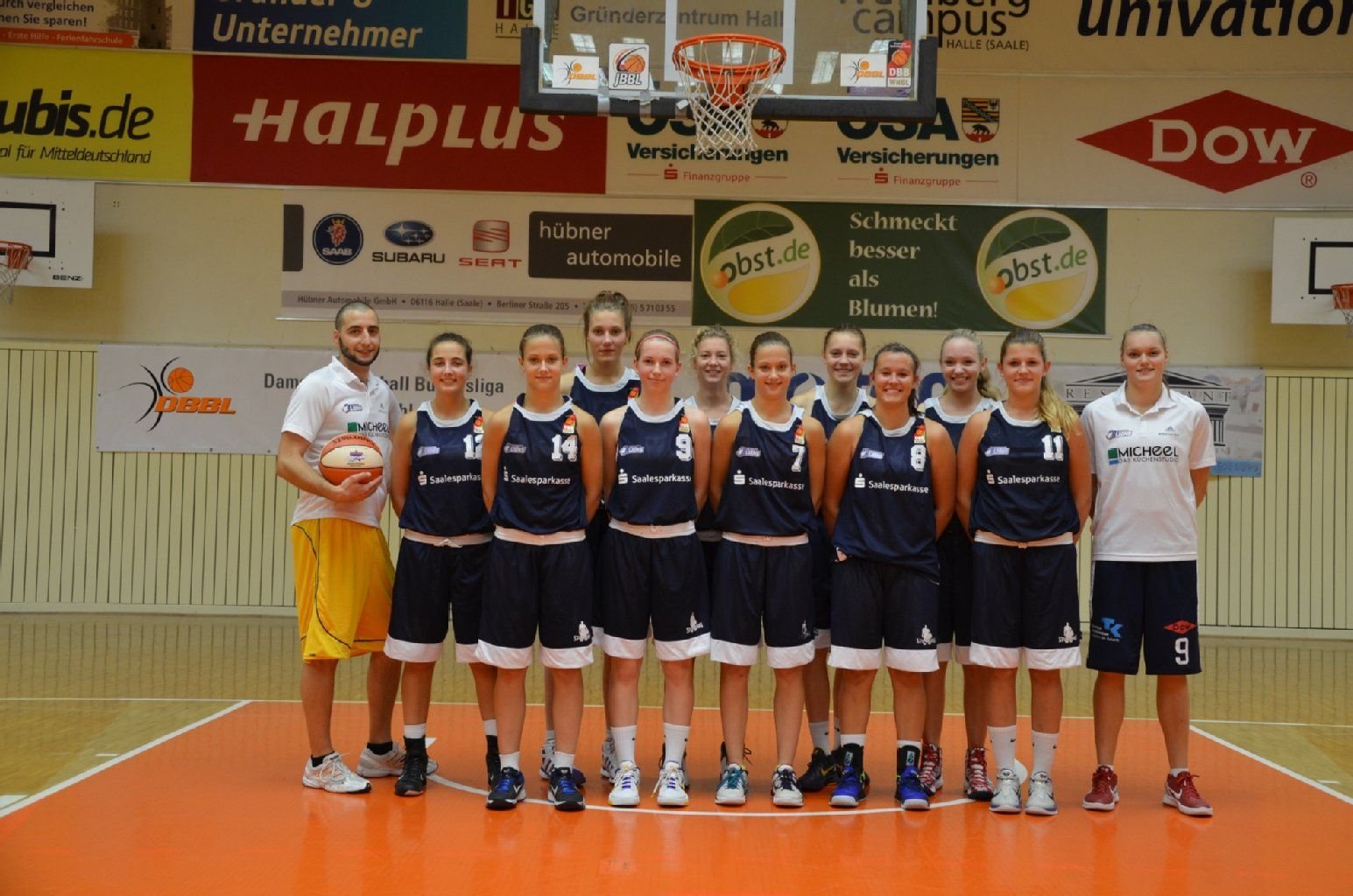 WNBL-Mannschaft der SV Halle Junior Lions für die Saison 2013/2014