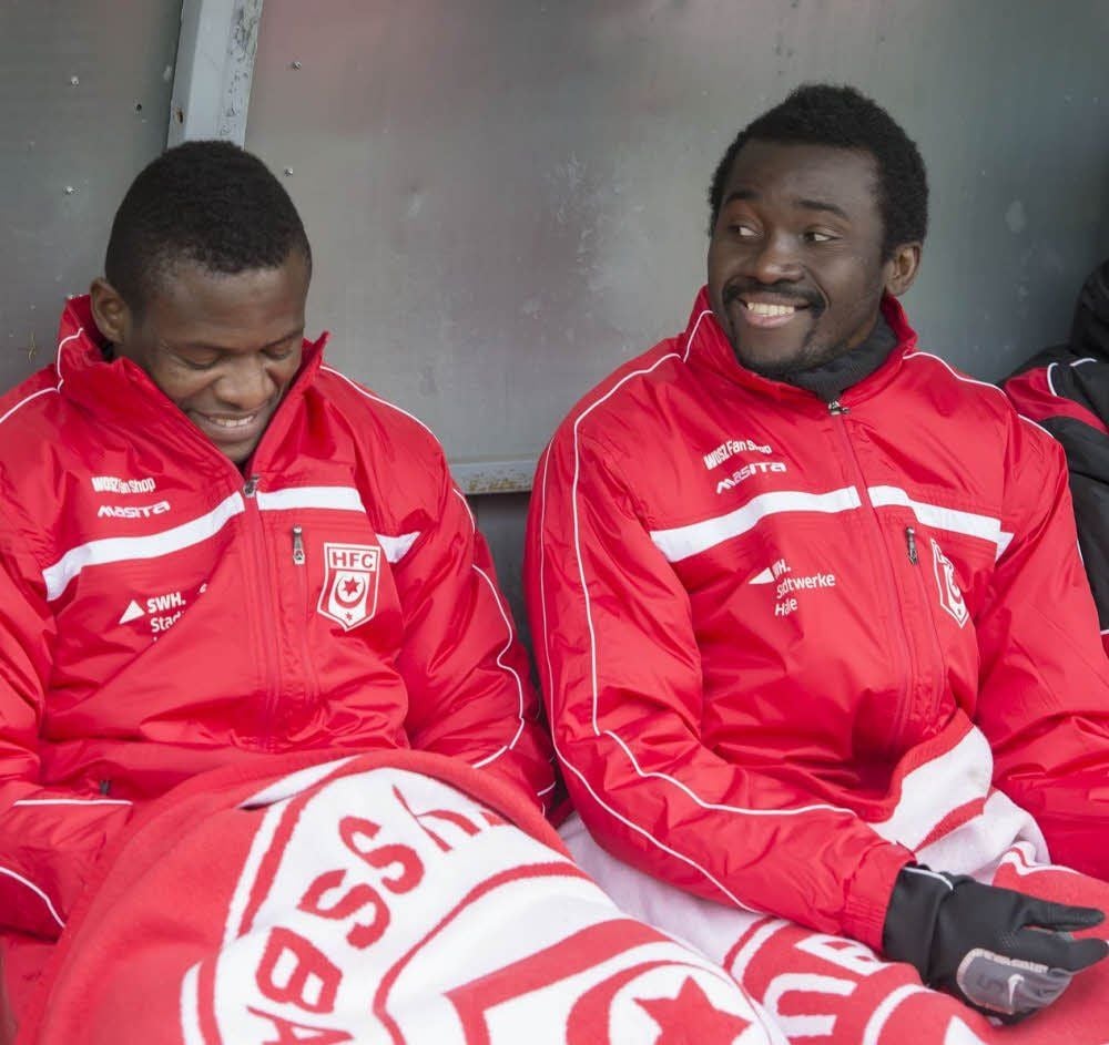 Francky Sembolo (links) und Patrick Mouaya sind seit ihrer Kindheit Freunde.