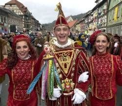 Karnevalisten am Samstag in Wasungen