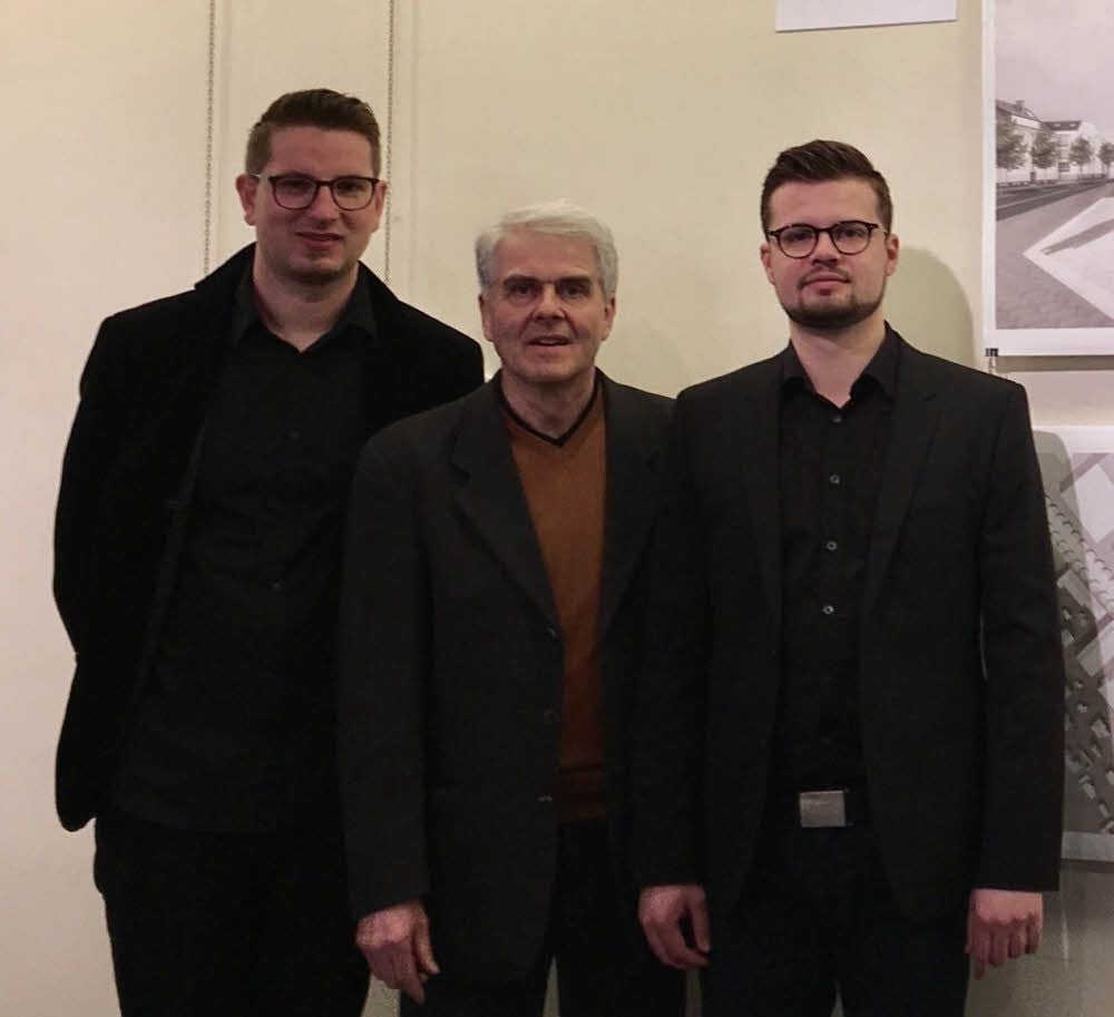 Peter Weber, Andreas Theurer und Paul Schmelzer (v. l.) zur Preisverleihung