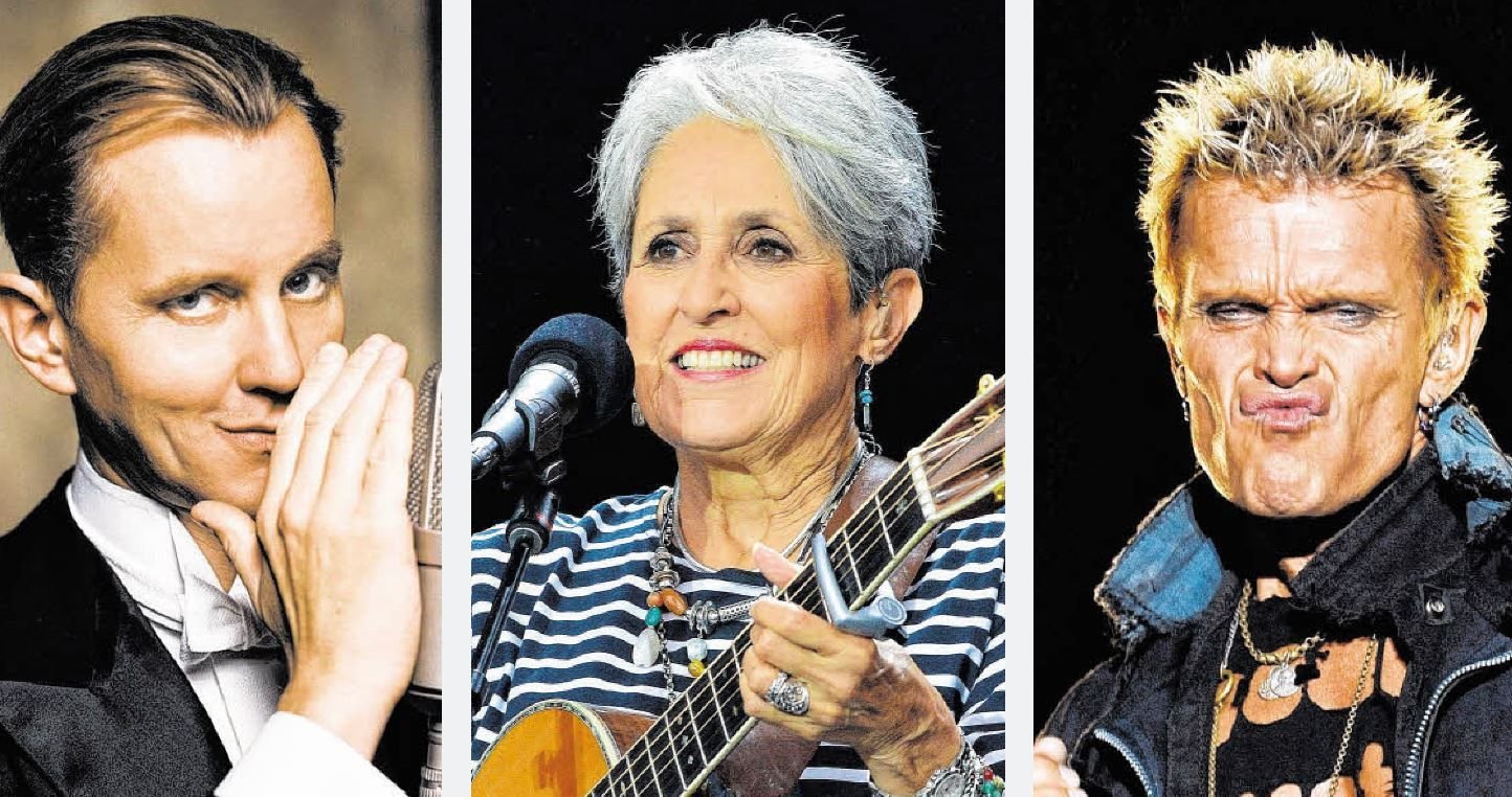 Auch Max Raabe, Joan Baez und Billy Idol kommen 2018 nach Halle.