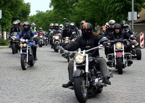 Bis zu 12.000 Biker werden in Ballenstedt erwartet. (ARCHIVFOTO: FLORIN KAUTZ)