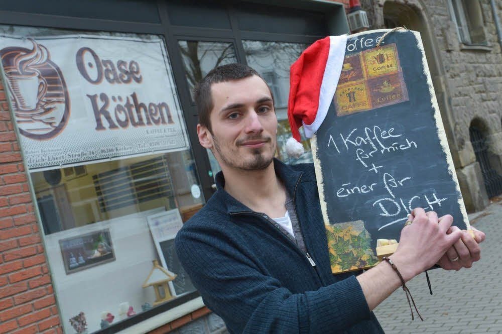 Bei Robert Bachmann kann natürlich nicht nur Kaffee hinterlegt werden, sondern auch Tee oder ein kaltes Getränk.