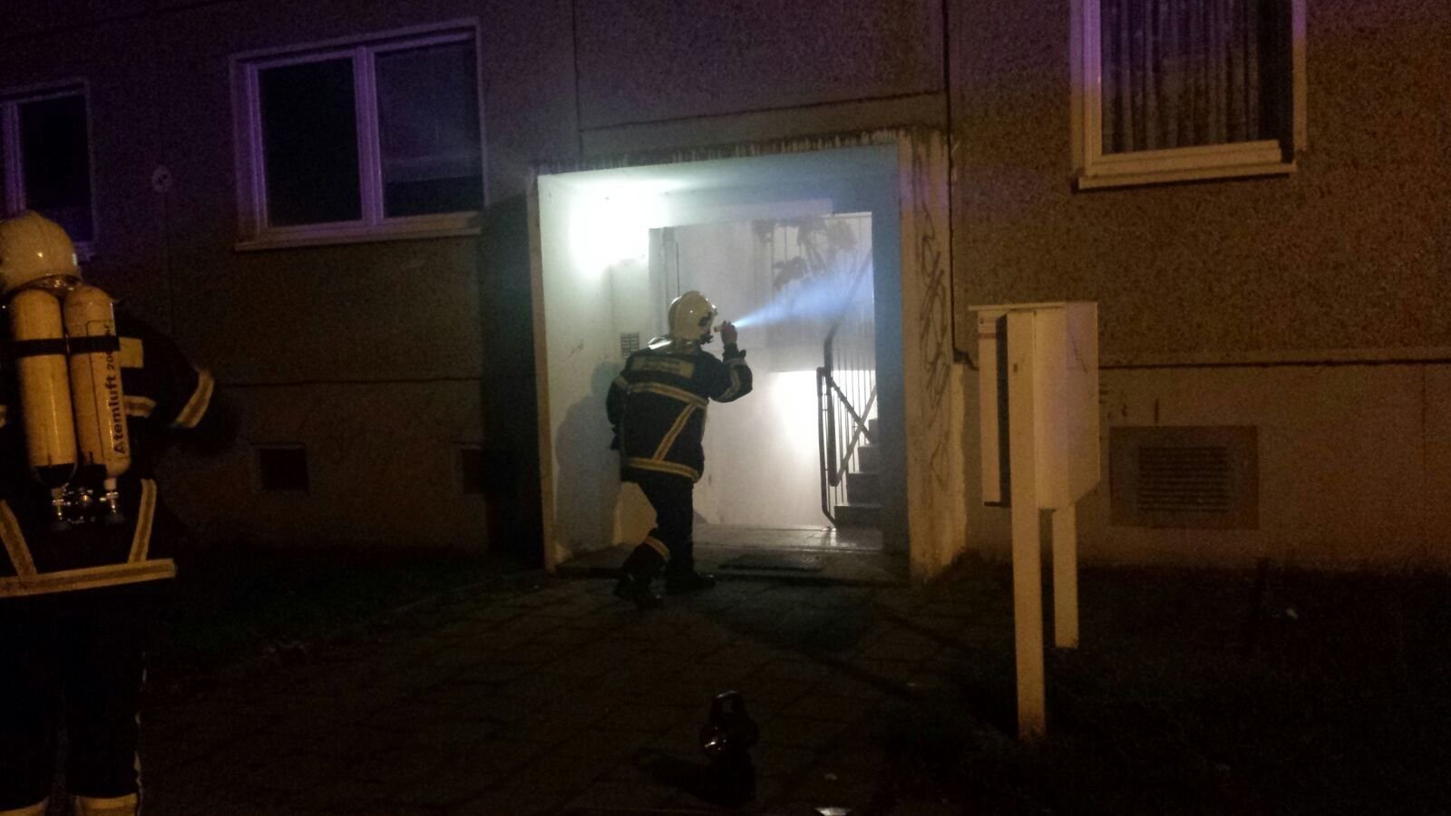 Feuerwehreinsatz in Halle-Neustadt