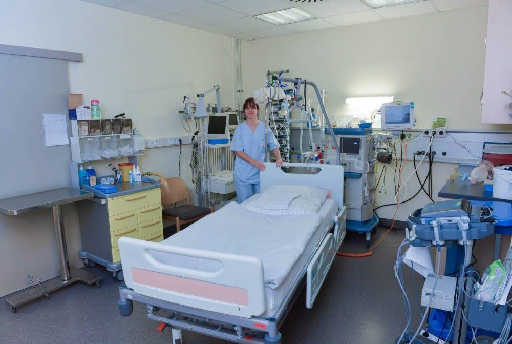 Blick in die neue Intensivstation der Helios-Klinik.