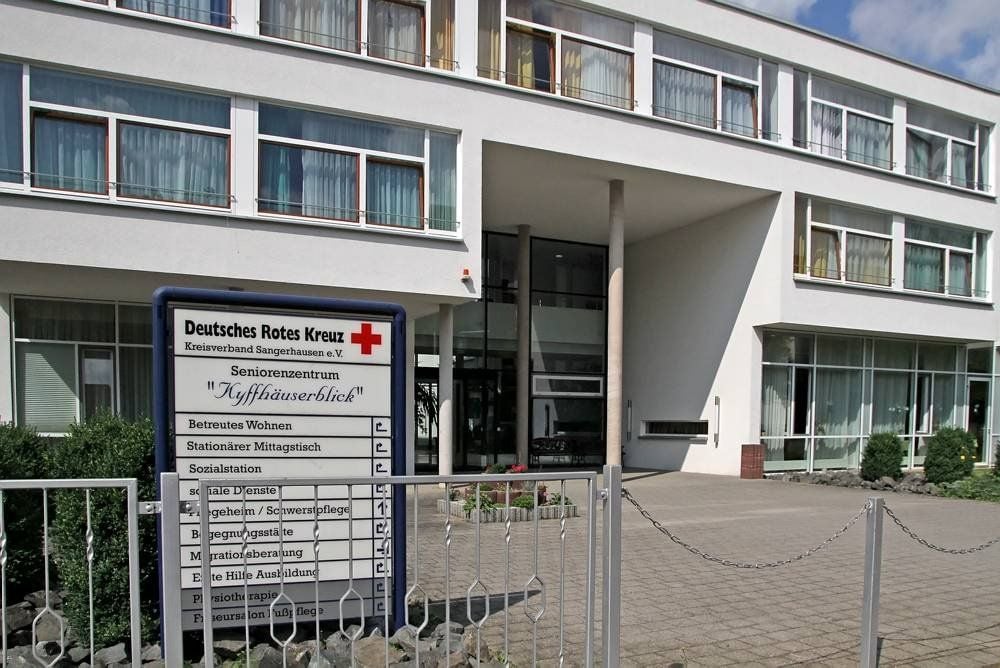 Das Seniorenzentrum des Deutschen Roten Kreuzes in Sangerhausen.