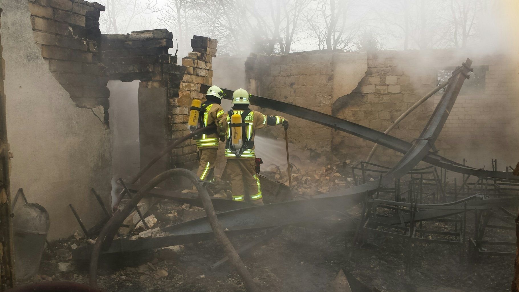 In Bad Dürrenberg wurde die Feuerwehr zum Brand eines Gartenlokals gerufen.