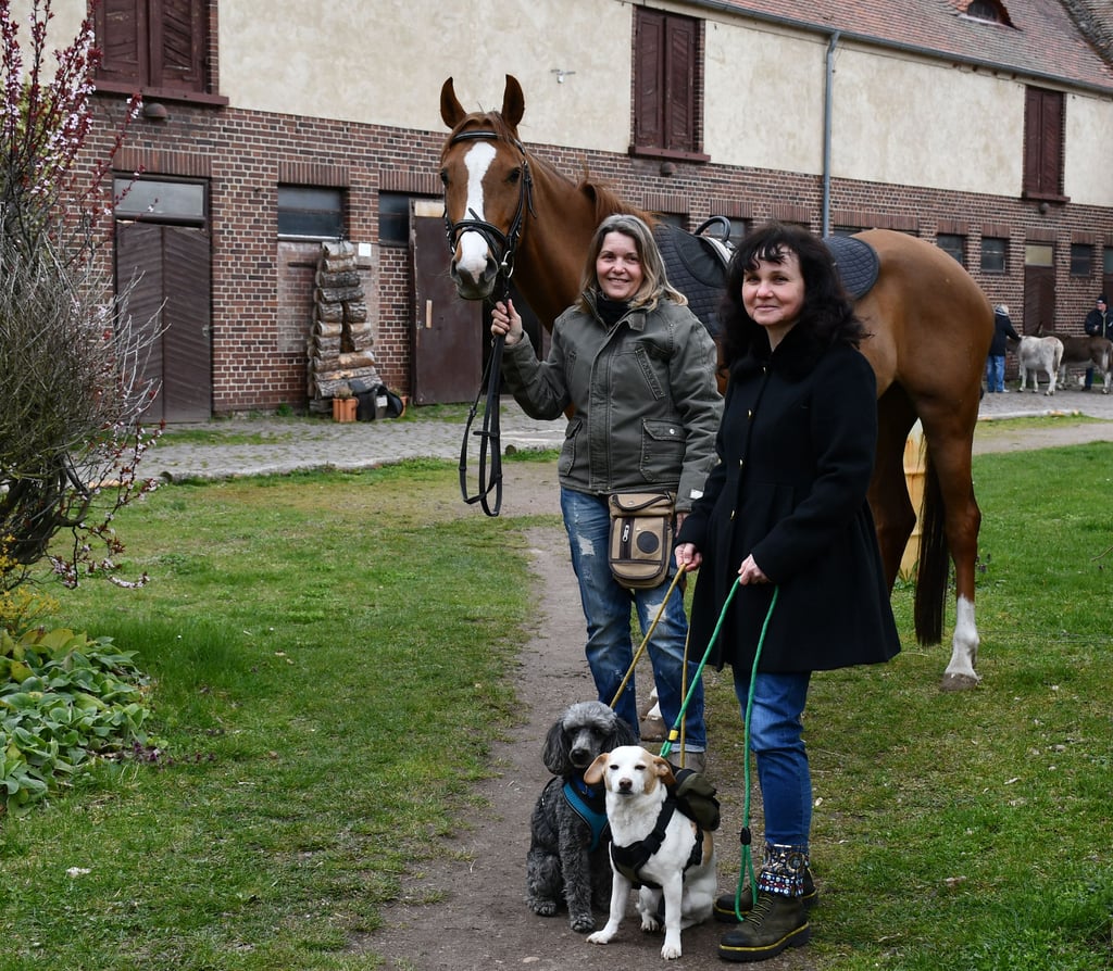 Doris Woltersdorf-Braumann arbeitet schon einige Jahre mit ihren Tieren und der Fachärztin Angela Nöldge zusammen.