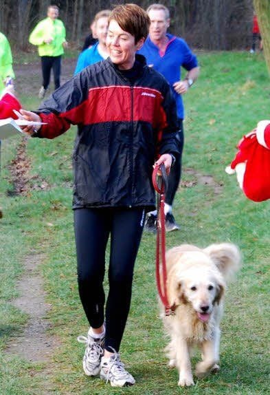 Egal, ob Wanderer, Nordic-Walker, Läufer oder Hund - im Ziel wartete ...