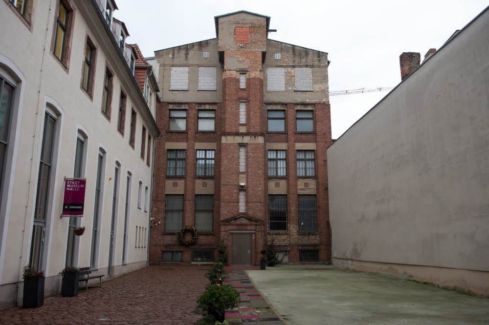 Noch zum größeren Teil unsaniert ist die alte Druckerei im Hof des Stadtmuseums.