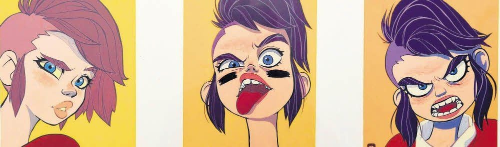 Peter Straubel versammelt Mangas und Comics, rundum verrückte und manch bekannte Gestalten.