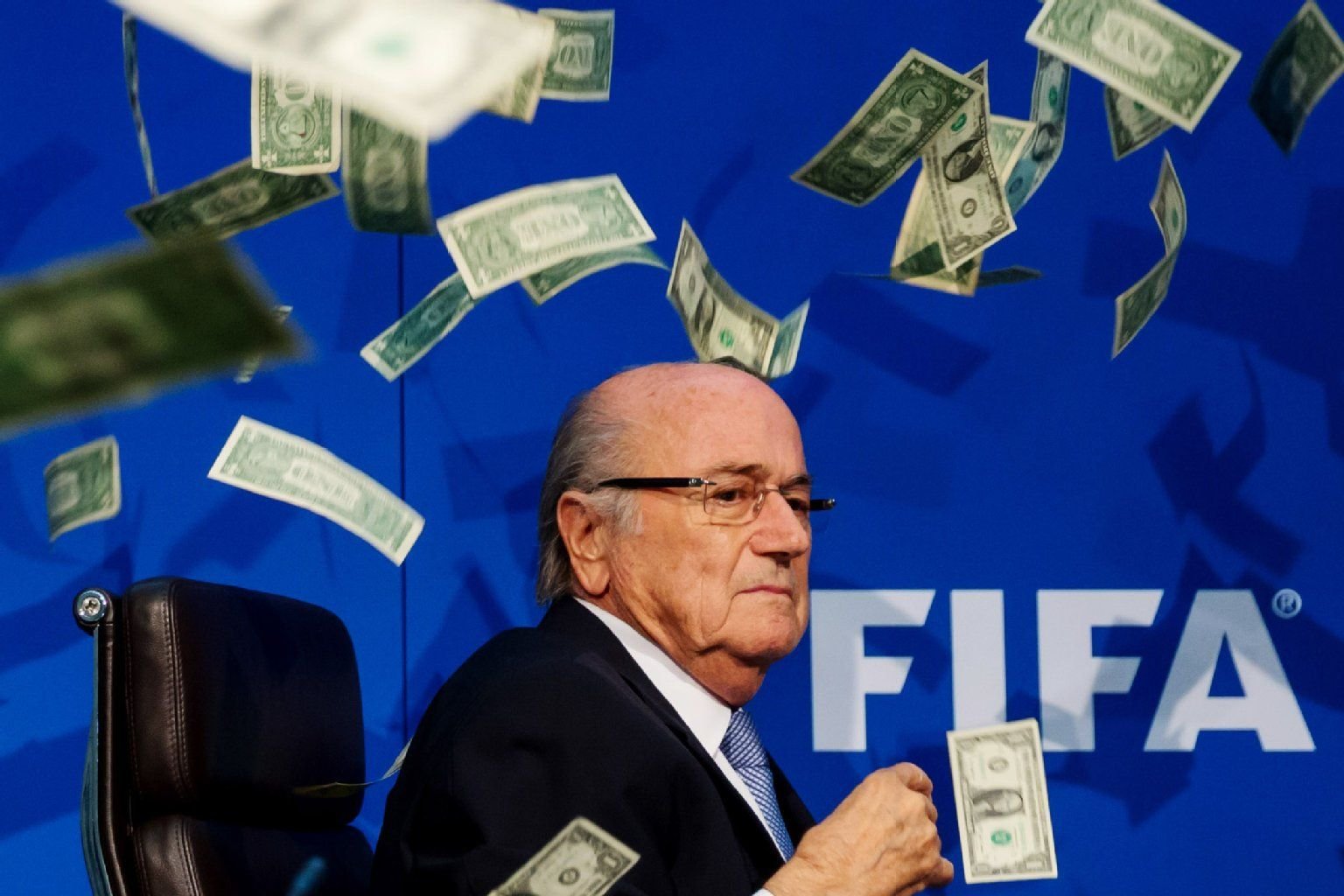 Geld wurde ihm zum Verhängnis: Noch-FIFA-Boss Sepp Blatter.