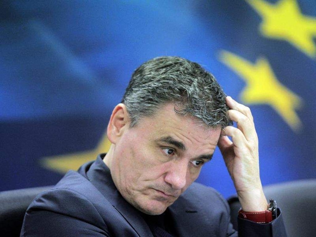 Griechenlands Finanzminister Euklid Tsakalotos: Sein Land hat weiter die höchste Staatsverschuldung in der EU. Foto: Orestis Panagiotou/Archiv