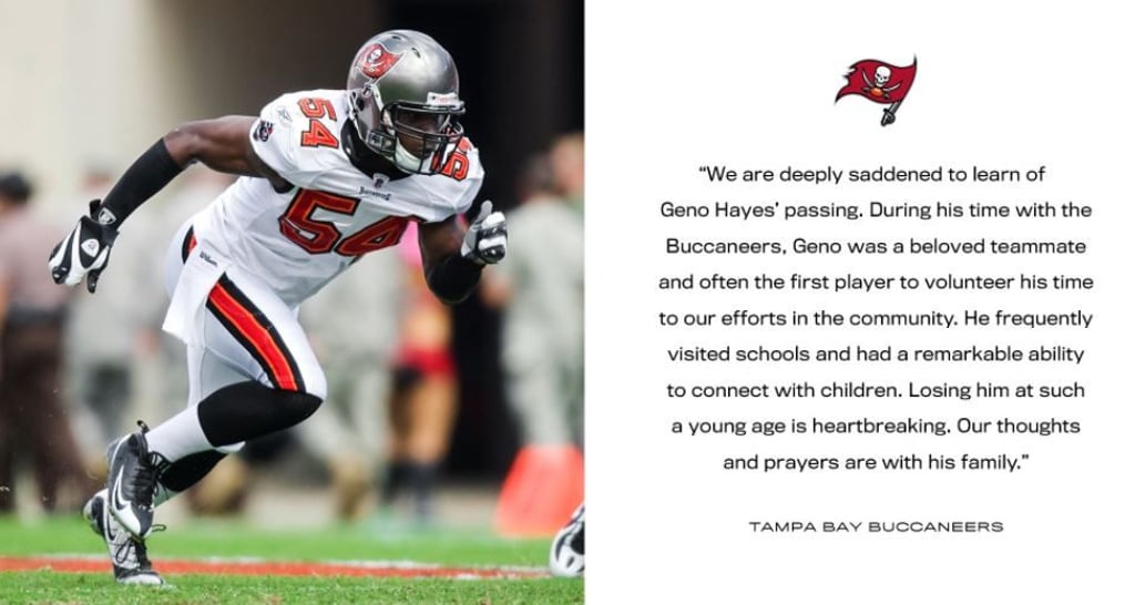 Der ehemalige Florida State und NFL Linebacker wurde nur 33 Jahre alt.