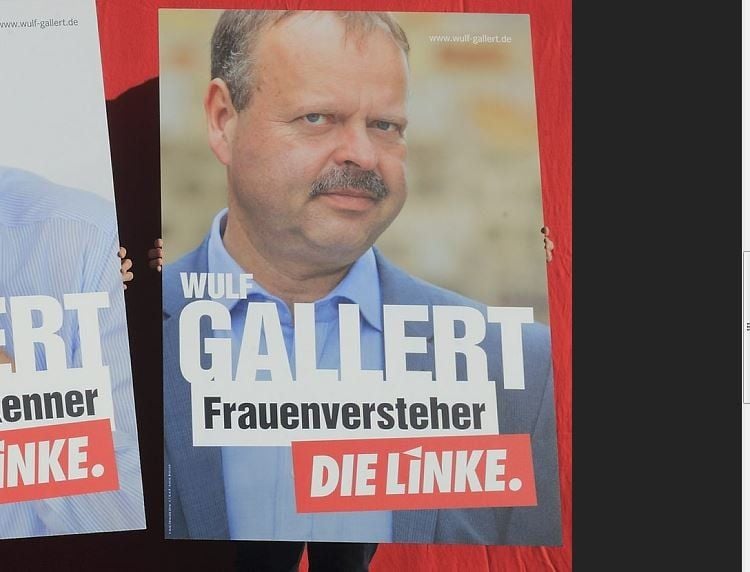 Wulf Gallert, der Spitzenkandidat der Linken zur Landtagswahl in Sachsen-Anhalt, outet sich als "Frauenversteher".