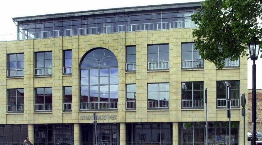 Die Stadtbibliothek in Bernburg.