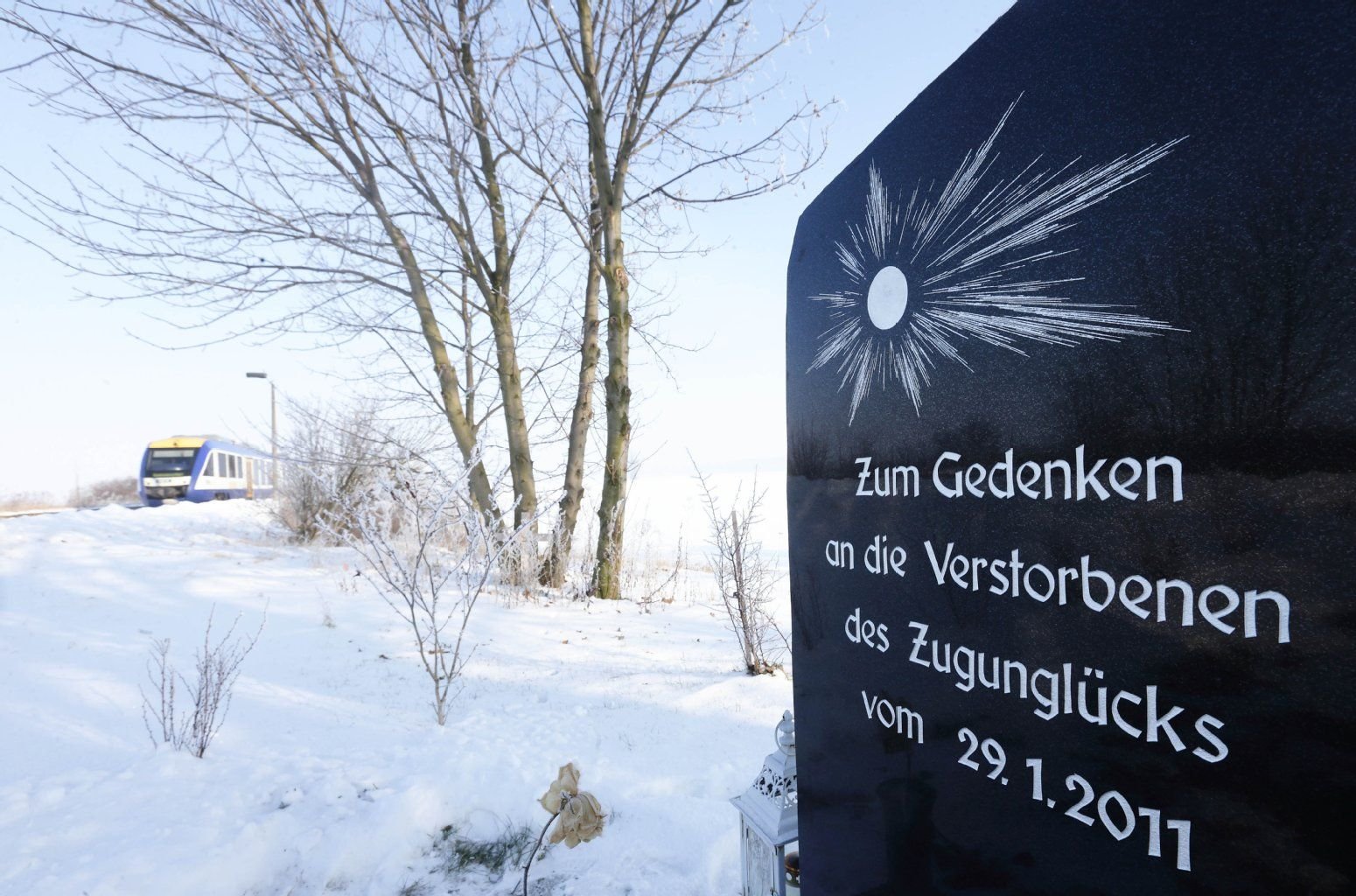 Gedenkstein für die Opfer des Zugunglückes in Hordorf