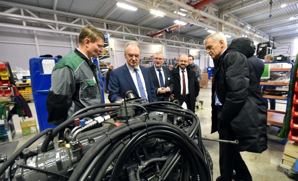 Auch einen Werksbesuch unternahm der Ministerpräsident.