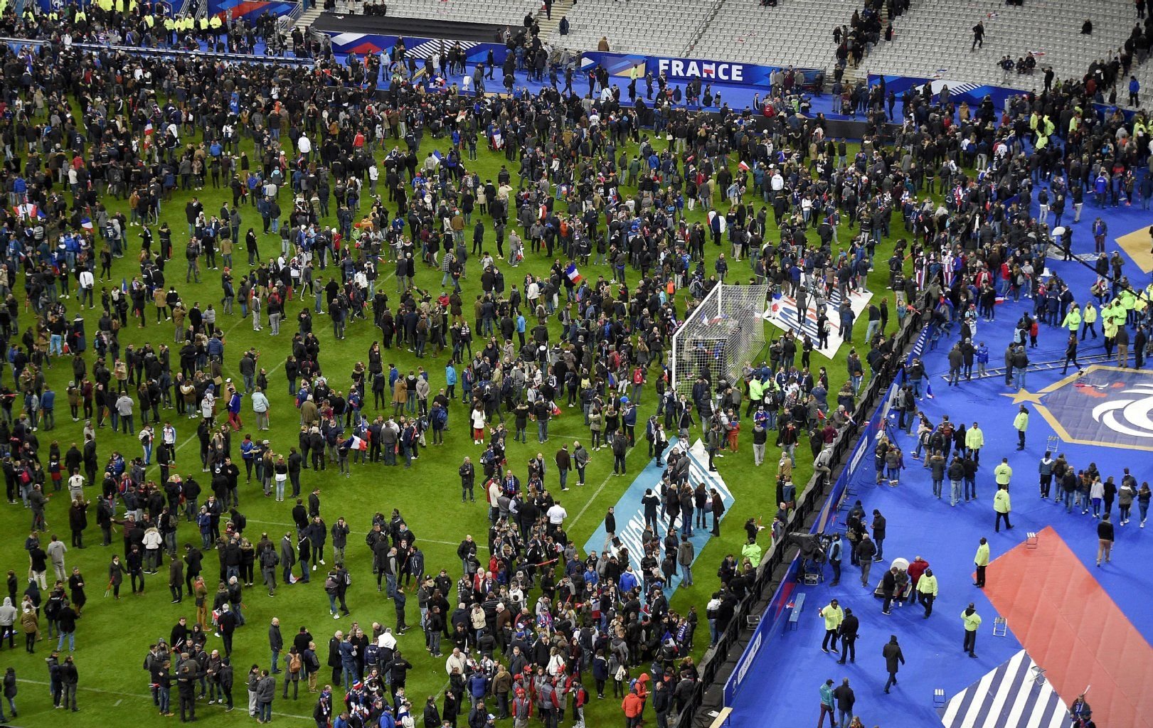 Das Stade de France nach dem Schlusspfiff