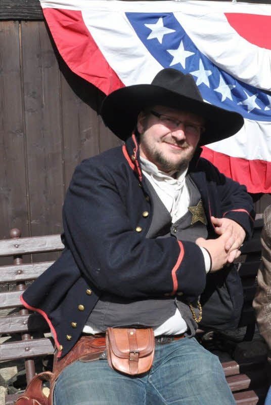 Mirko "Jack" Claus, der Vereinsvorsitzende der Greppiner Longhorns.