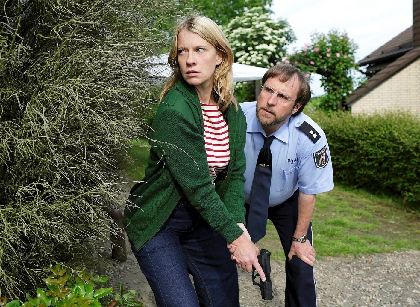 Kommissarin Sophie Haas (Caroline Peters) und .Dietmar Schäffer (Bjarne Mädel)