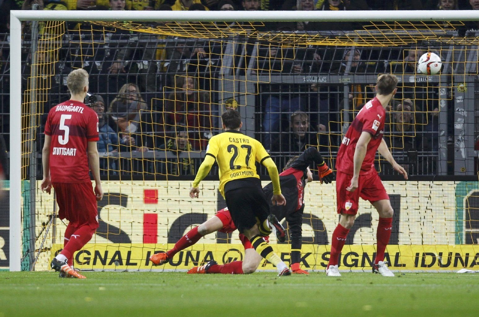 Gonzalo Castro erzielt das 1:0.