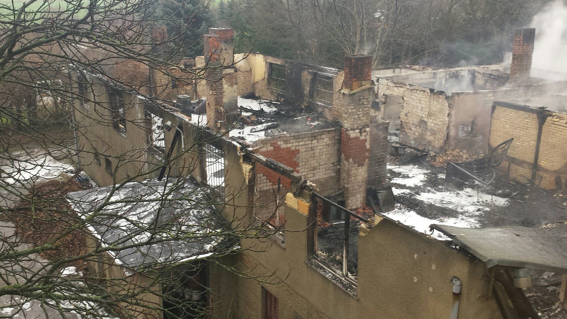 In Bad Dürrenberg wurde die Feuerwehr zum Brand eines Gartenlokals gerufen.