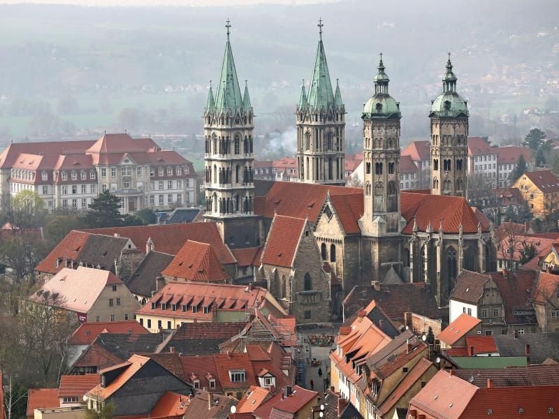 Blick auf den Dom St. Peter und Paul in Naumburg.