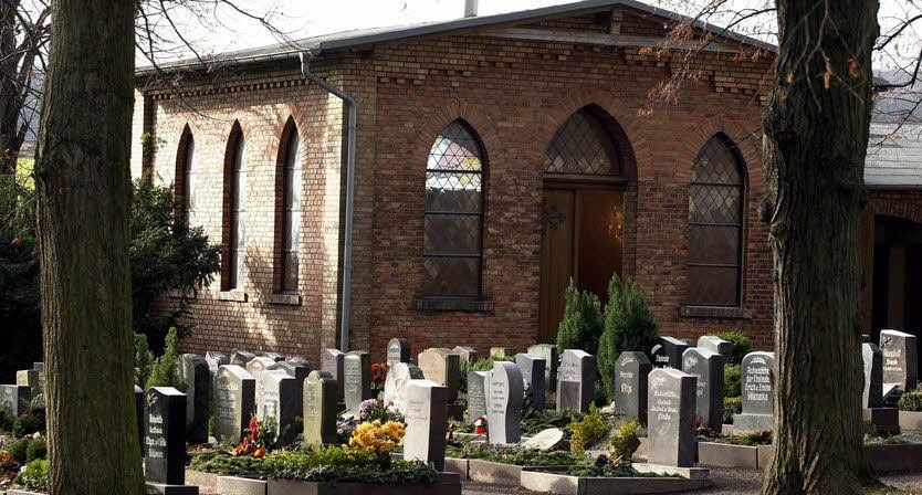 Der Helftaer Friedhof ist in einem guten Zustand.