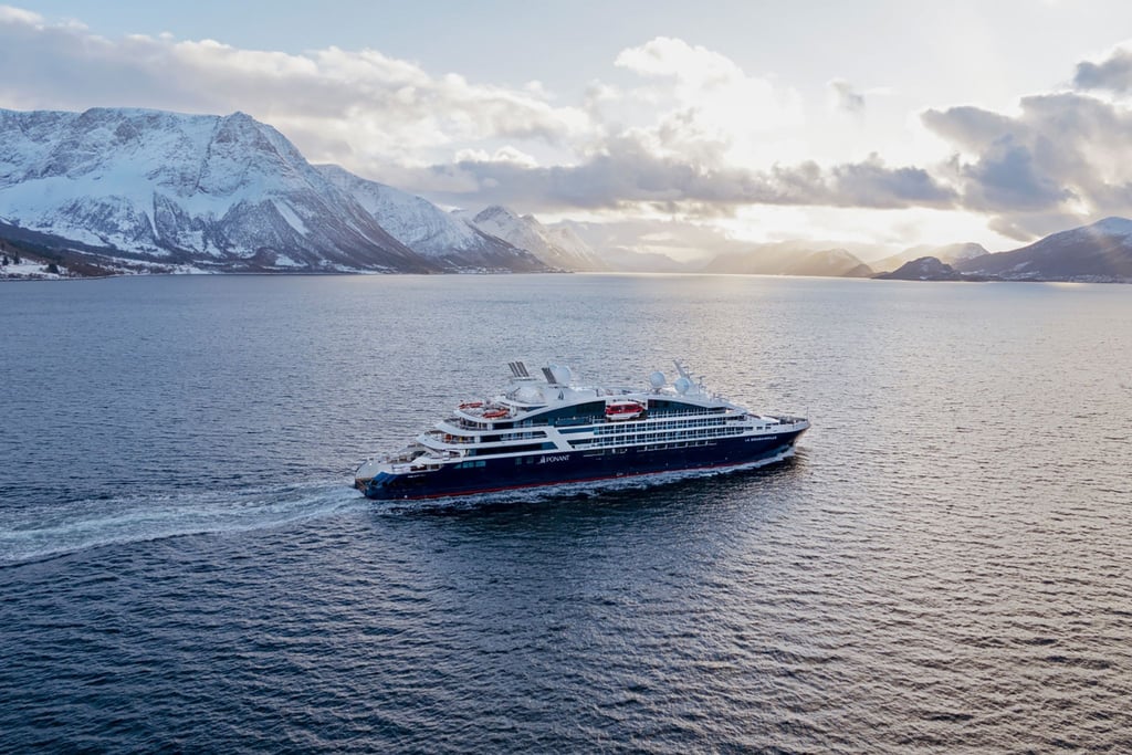 Kreuzfahrtschiff „Le Bougainville“ von Ponant: Die französische Reederei verlangt von Crew und Passagieren eine Corona-Impfung.