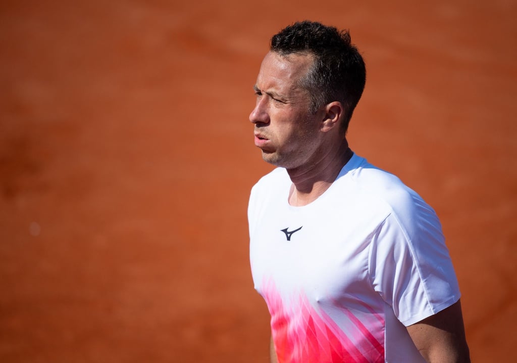 Denkt noch nicht ans Aufhören: Tennis-Oldie Philipp Kohlschreiber steht auf dem Platz.