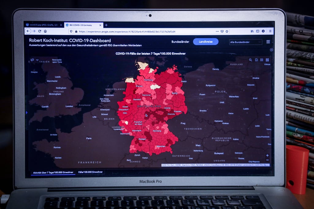 Das Corona-Dashboard des Robert-Koch-Institutes.