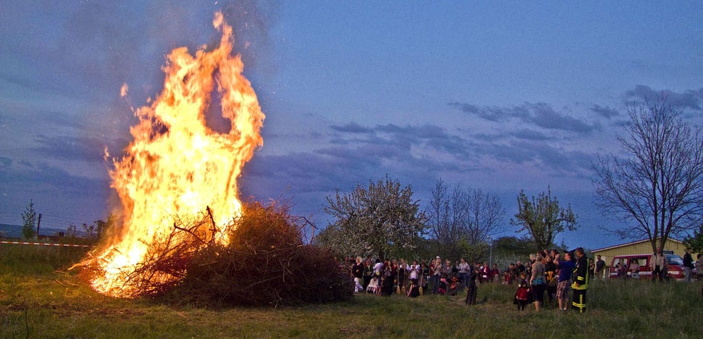 Ein Bild aus früheren Jahren: Dieses Jahr fällt die Walpurgisfeier aufgrund der Coronapandemie in Benzingerode erneut aus.