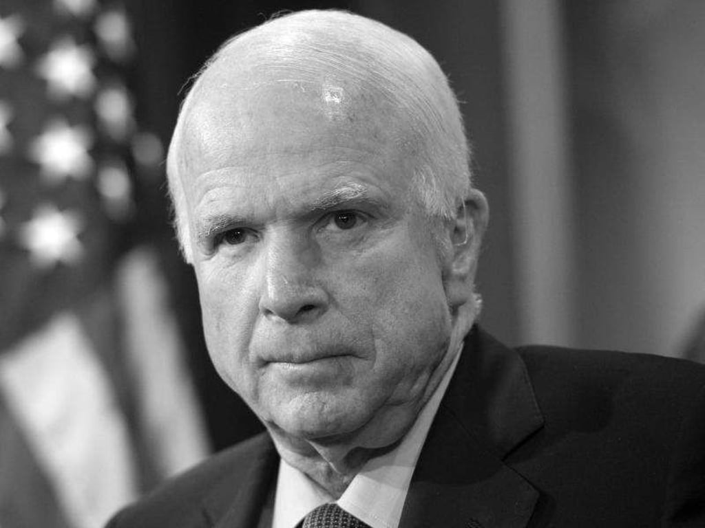 Der damalige republikanische Senator John McCain. Er starb am Samstag, wie sein Büro mitteilte. Foto: Michael Reynolds/EPA/Archiv