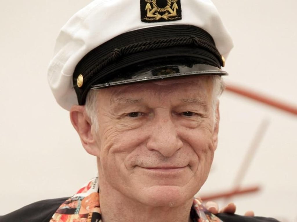 Hugh Hefner - Kapitän des «Playboy»-Schiffes. Foto: Asm