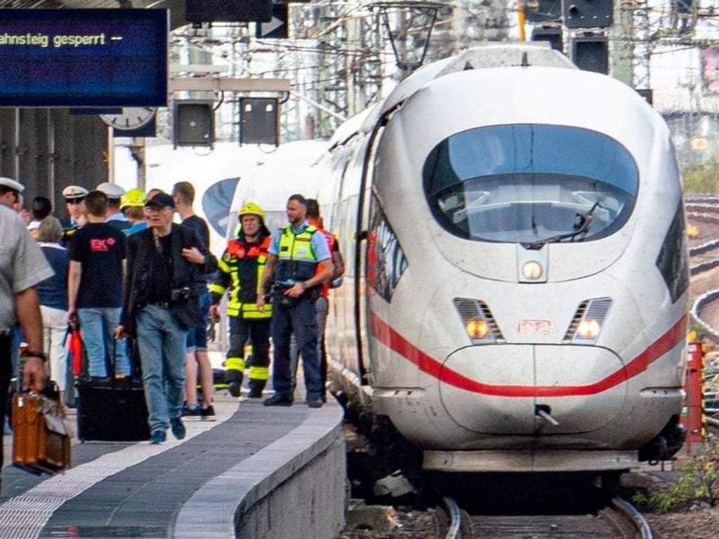 Von diesem ICE wurde der Achtjährige überrollt und tödlich verletzt. Foto: Frank Rumpenhorst