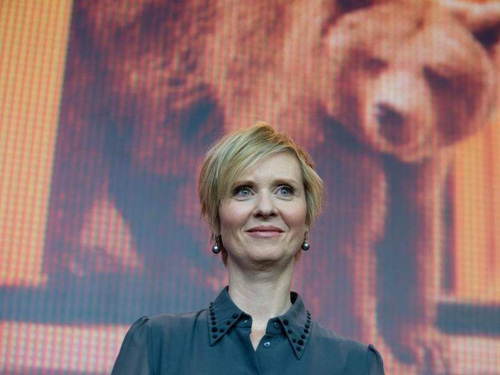 Cynthia Nixon auf der Berlinale. Foto: Kay Nietfeld