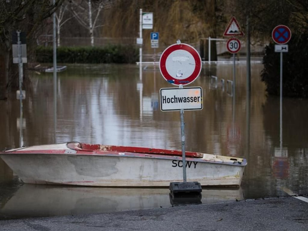 In Rheinland-Pfalz geht das Wasser schon zurück. Foto: Andreas Arnold