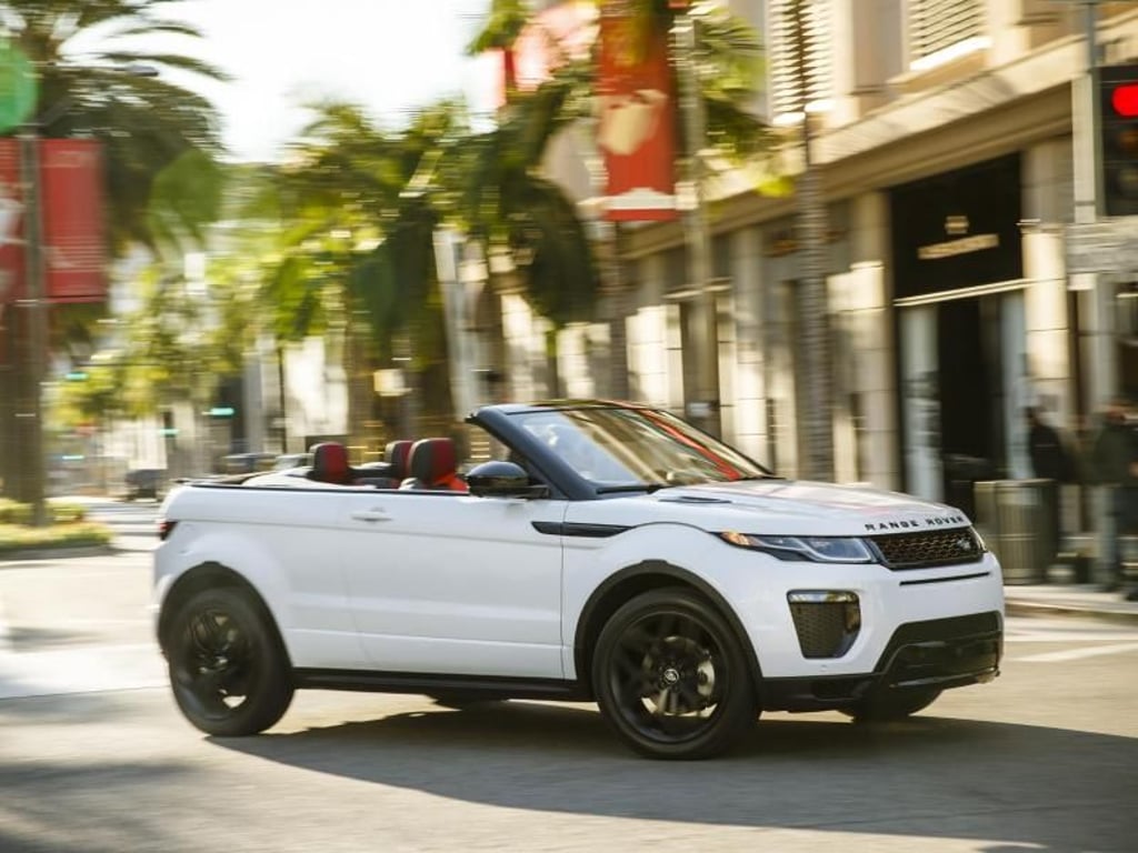 Die Cabrioversion des Range Rover Evoque. Foto: Jaguar Land Rover