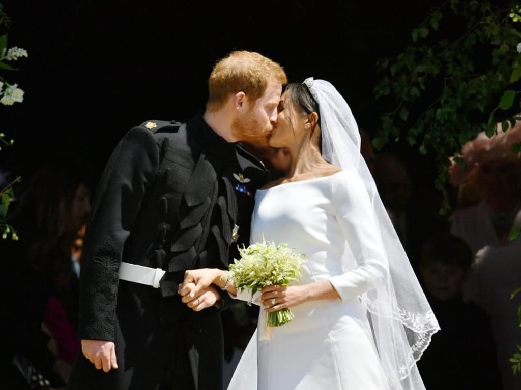 Der Kuss. Foto: Ben Birchall/PA Wire