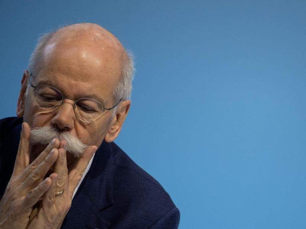 Dieter Zetsche, Vorstandsvorsitzender der Daimler AG nimmt an der Bilanz-Pressekonferenz des Unternehmens teil. Foto: Marijan Murat