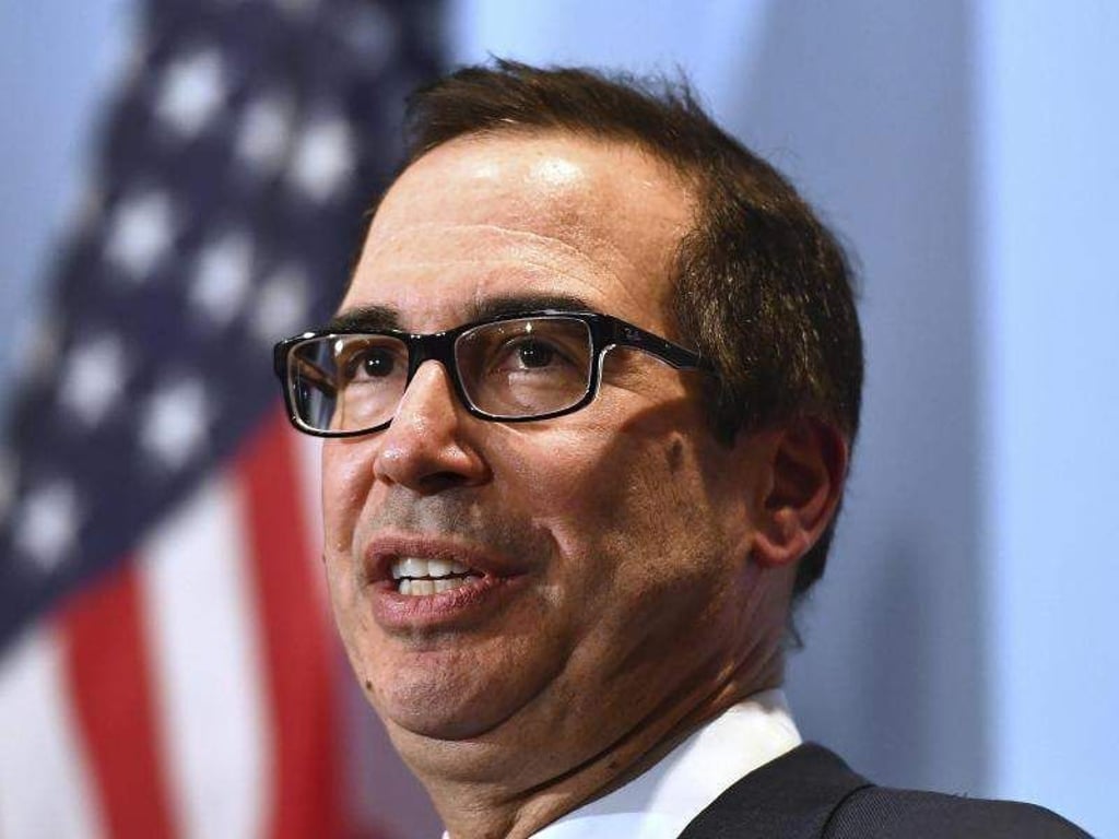 Nach Ansicht von US-Finanzminister Steven Mnuchin soll der IWF stärker auf die Kreditvergabe Chinas achten. Foto: Jonathan Hayward/The Canadian Press/AP